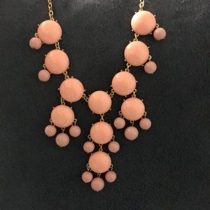 NWOT pale pink bubble necklace